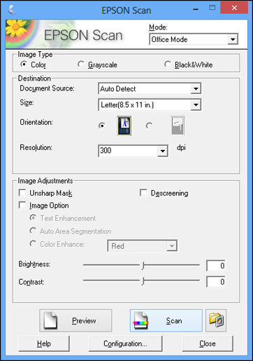 epson scanning software windows 10
